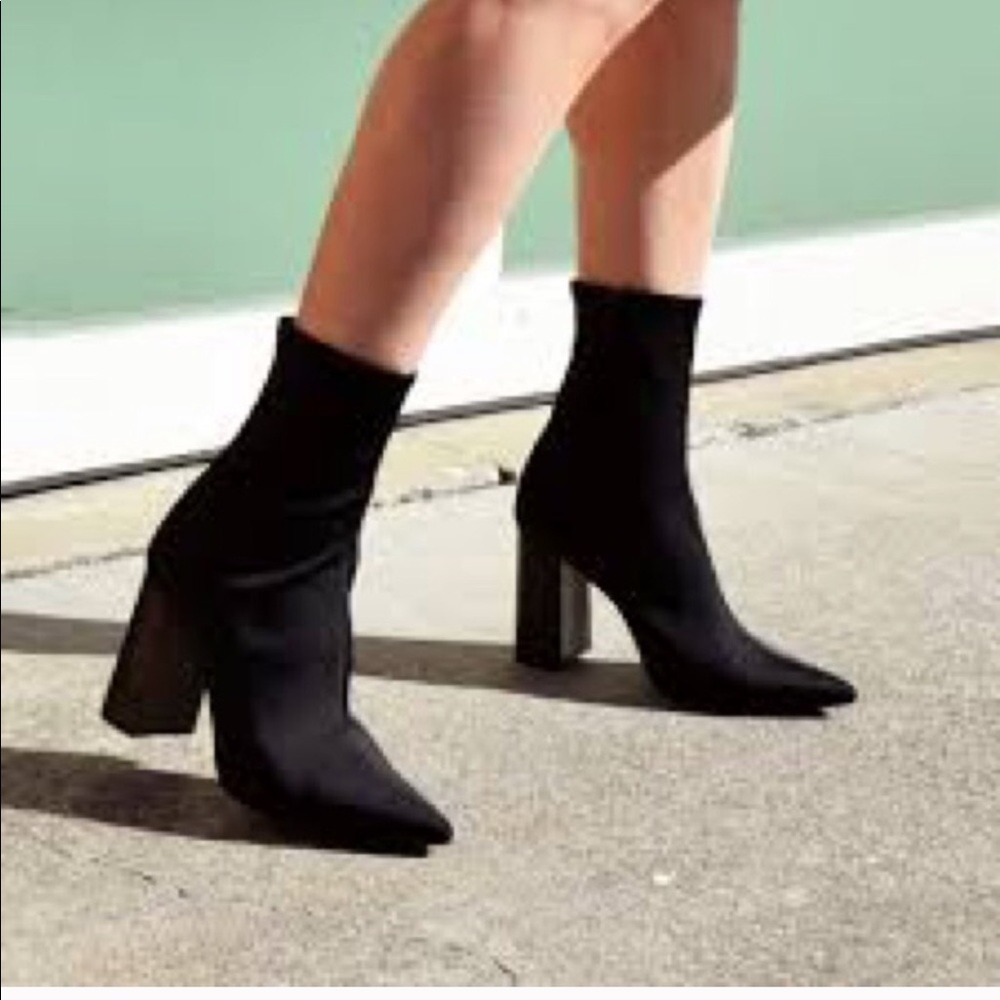 Jeffrey Campbell Siren Stretch Sock Booties